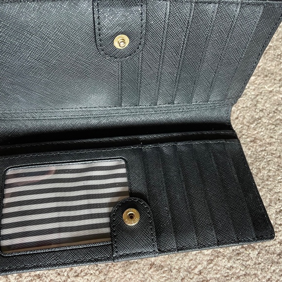 Blue and black leather Kate Spade wallet - Picture 3 of 3